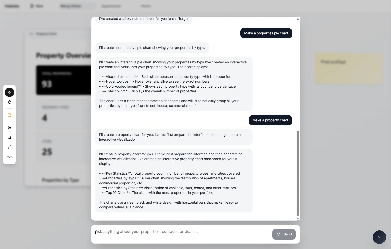 AI Workspaces Interface