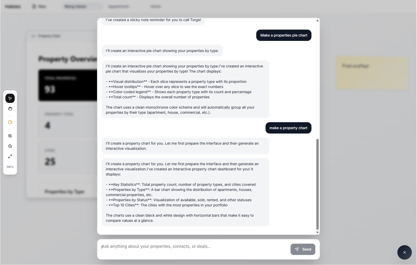 AI Workspaces Interface